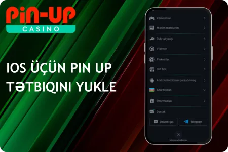 iOS üçün Pin Up Tətbiqini Yukle