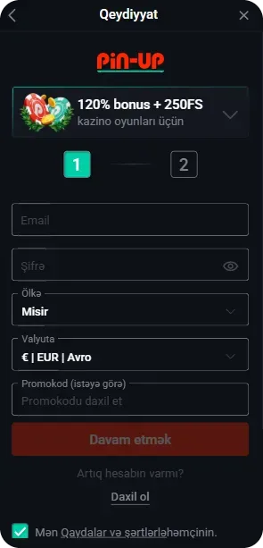 pinapyukle.com - Qeydiyyatdan keçin